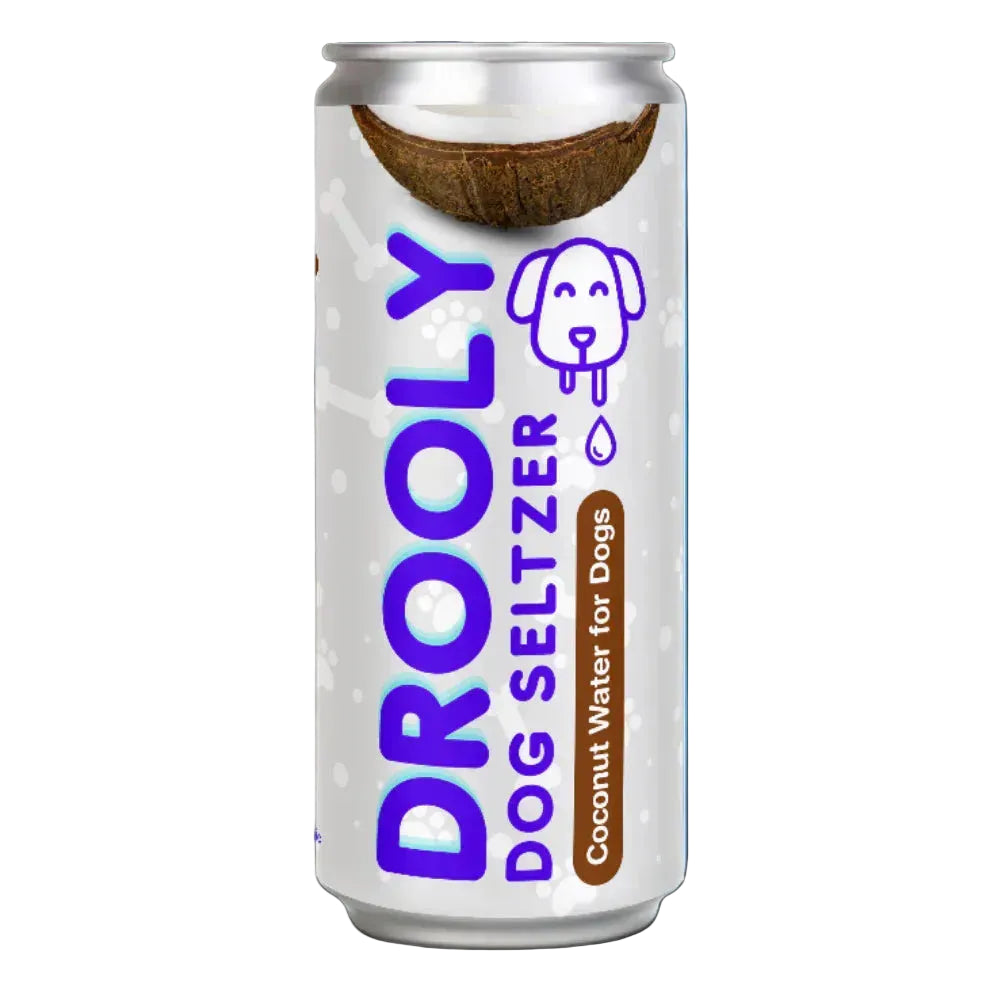 DROOLY Dog Seltzer - Coconut Water for Dogs