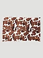 Wrangler Blanket & Pillow Set - Cow Print & Denim
