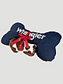 Wrangler Blanket & Pillow Set - Cow Print & Denim