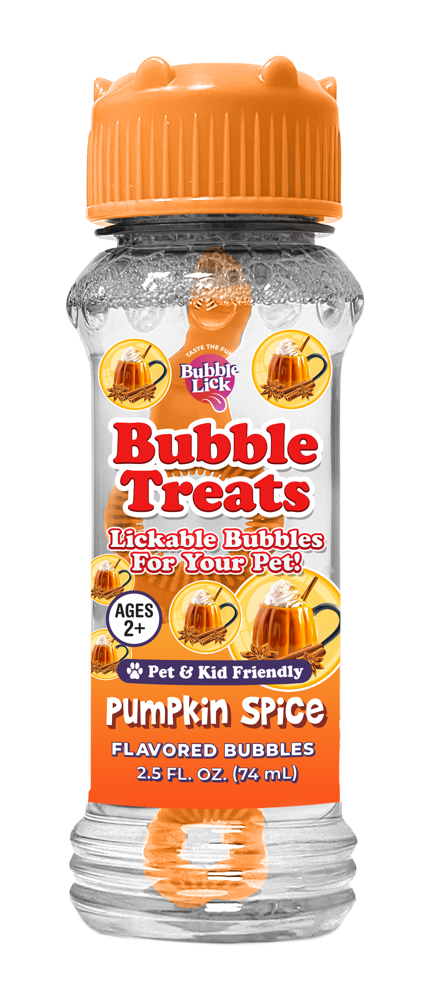 BubbleLick™ Pumpkin Spice Bubbles