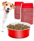Red Solo Dog Bowl