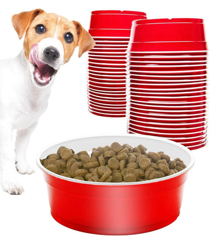 Red Solo Dog Bowl