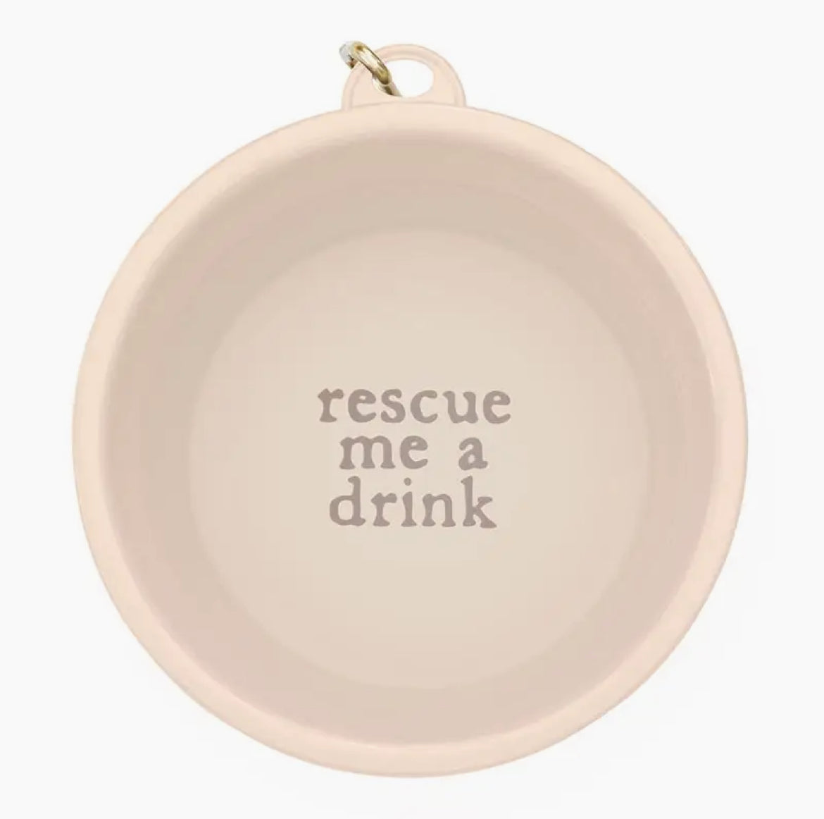 Rescue Me A Drink - Large Collapsible Bowl