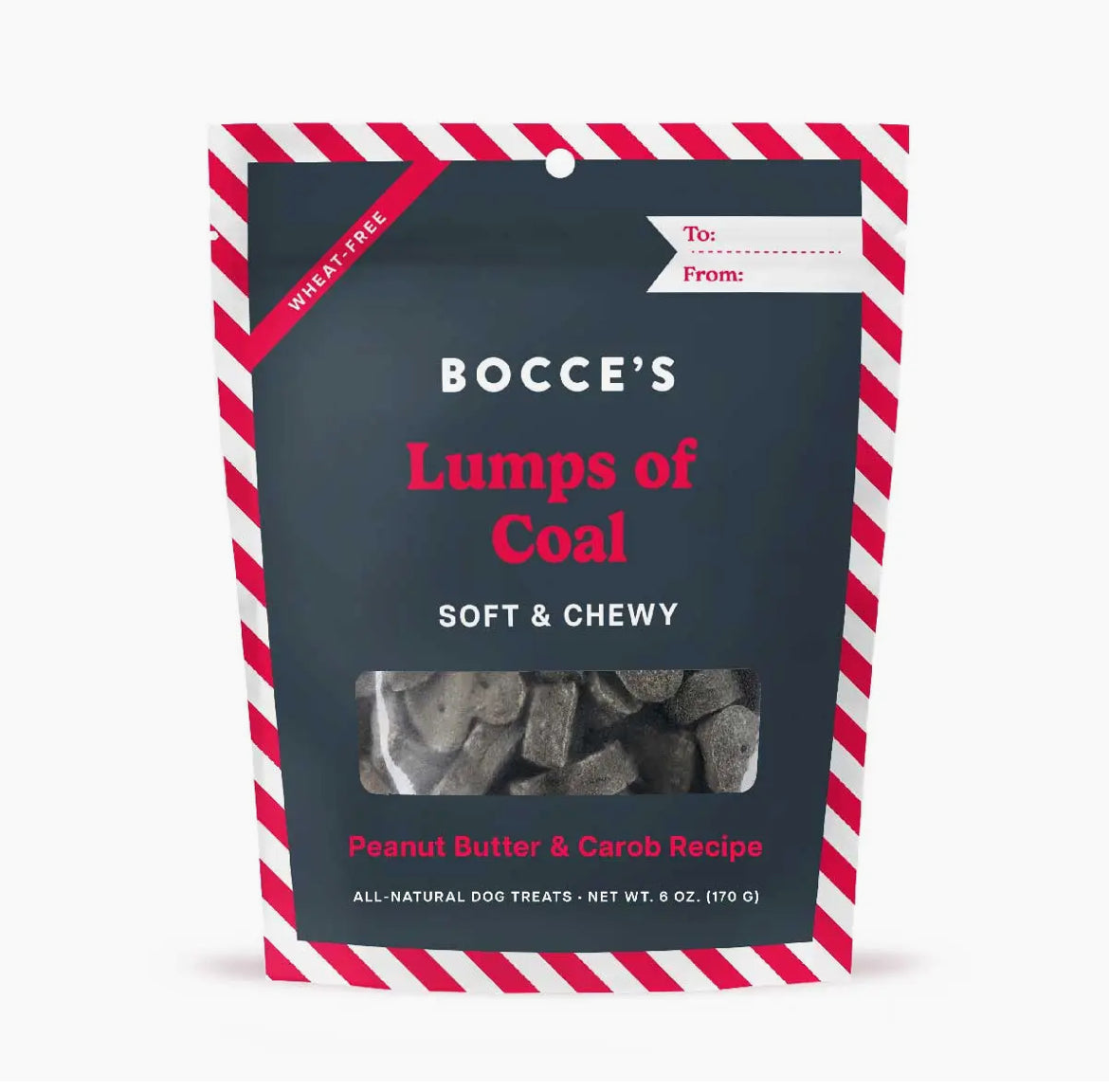 Bocce's Bakery Lumps of Coal Soft & Chewy Dog Treats