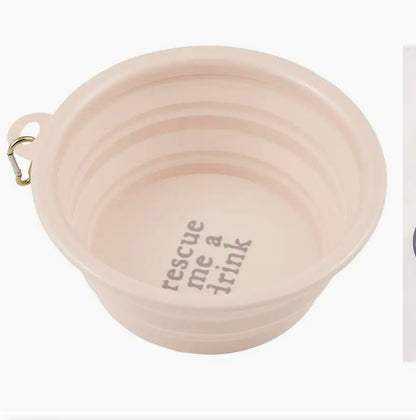 Rescue Me A Drink - Large Collapsible Bowl