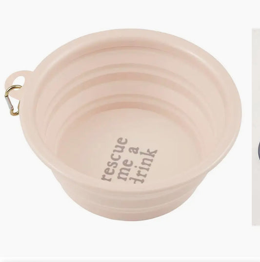 Rescue Me A Drink - Large Collapsible Bowl
