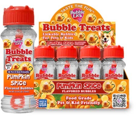 BubbleLick™ Pumpkin Spice Bubbles