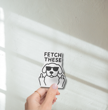 Fetch These Sticker