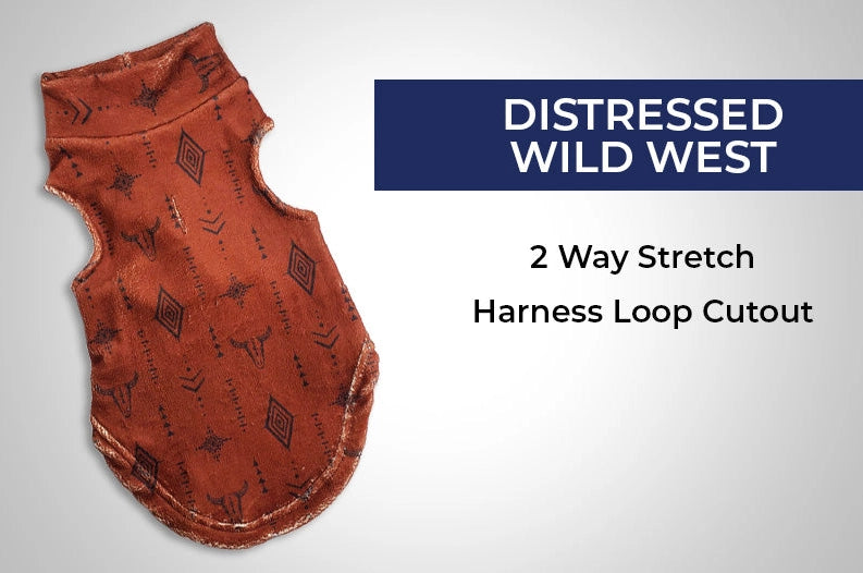 Dog Fleece | Distressed Wild West